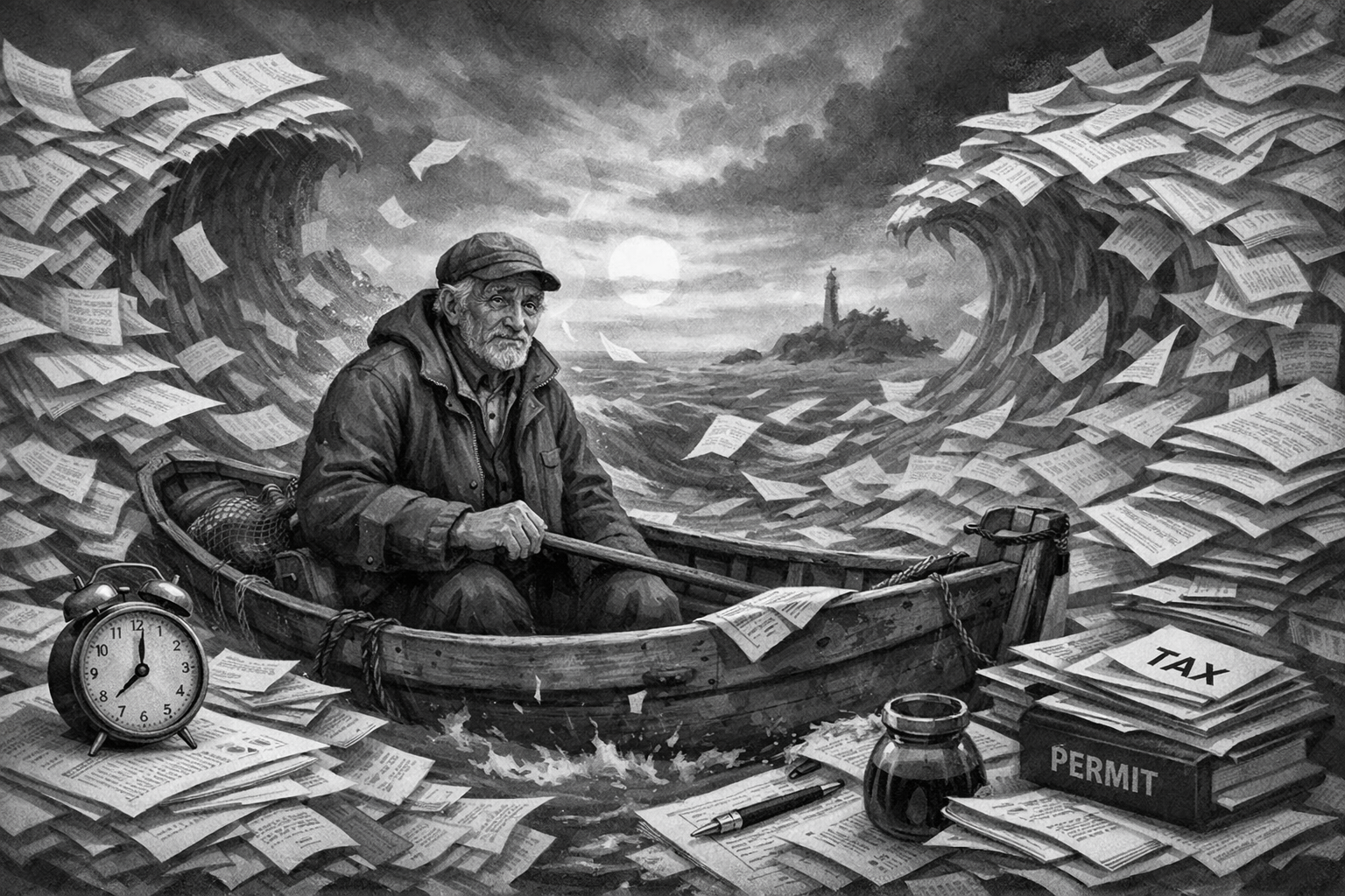 Time and the Paperwork Sea